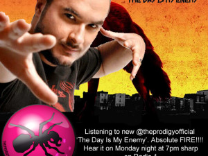 New Prodigy Track "The Day Is My Enemy" To Play on Zane Lowe BBC Radio1