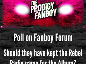 Poll on Fanboy Forum: Should they have kept Rebel Radio name for the Album?